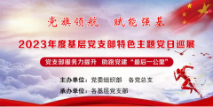 “党旗领航 赋能强基”基层党支部特色主题党日巡展①